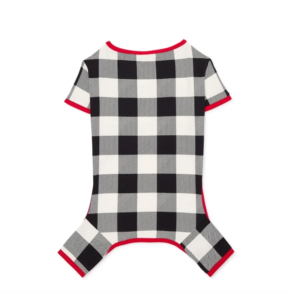 Checker Plaid Dog Outfit Size 2X Pet Matching Family Outfit Animal Holiday